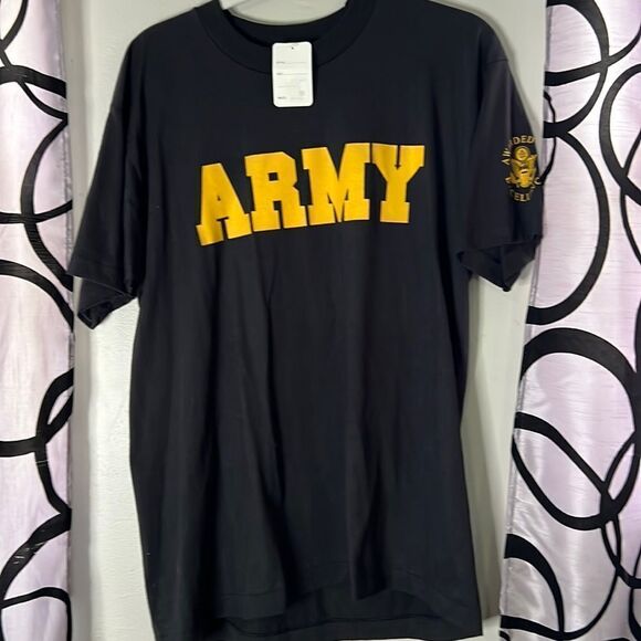 U.S. Army Other - US Army jump college black and gold short sleeve shirt new size large